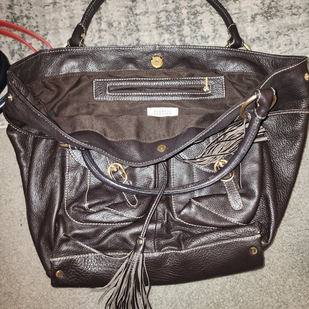 Barneys Newyork leather handbag - Picture 3 of 4